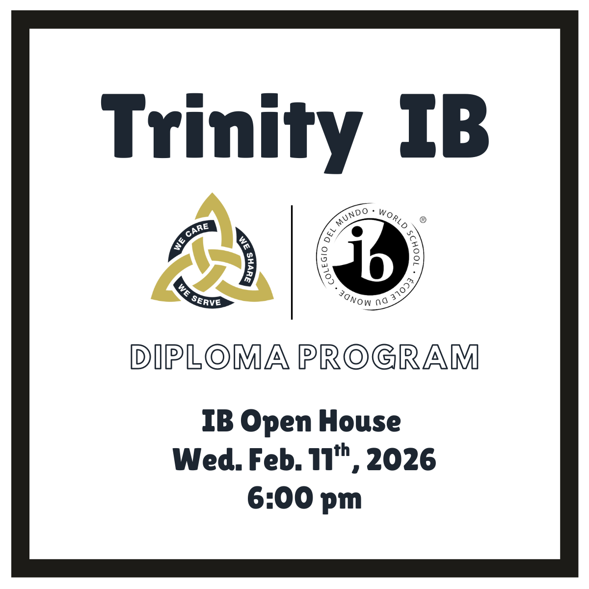 IB Open House Wed Feb 11 2026