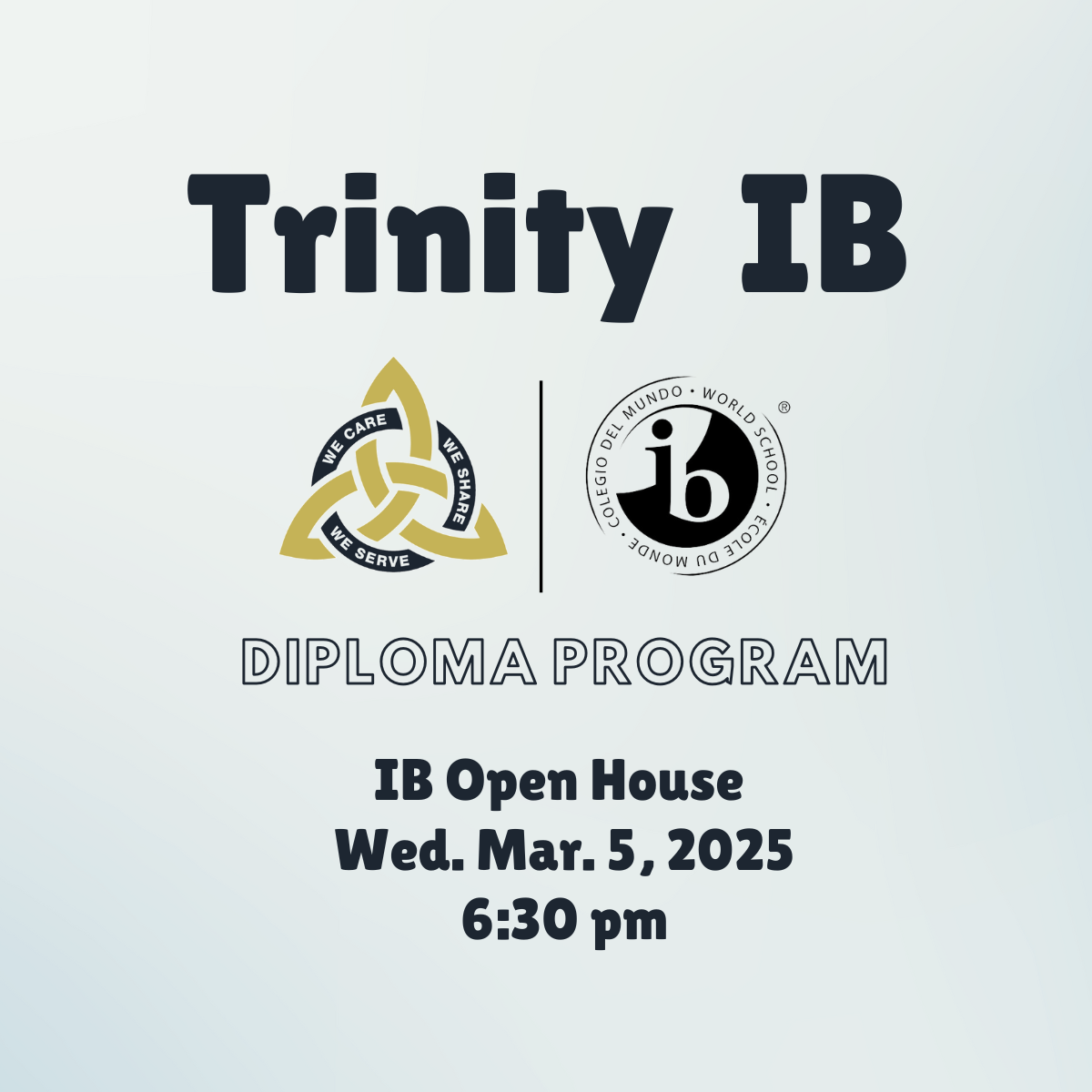 IB Open House Postcard 4 x 4 in 1 