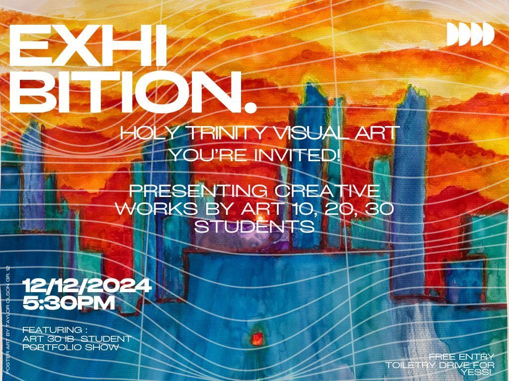 Exhibition Visual Arts Event Flyer Presentation2024